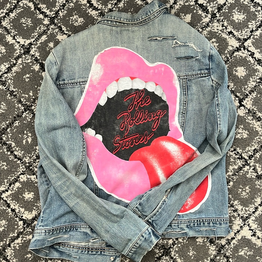 Denim refurbished jacket